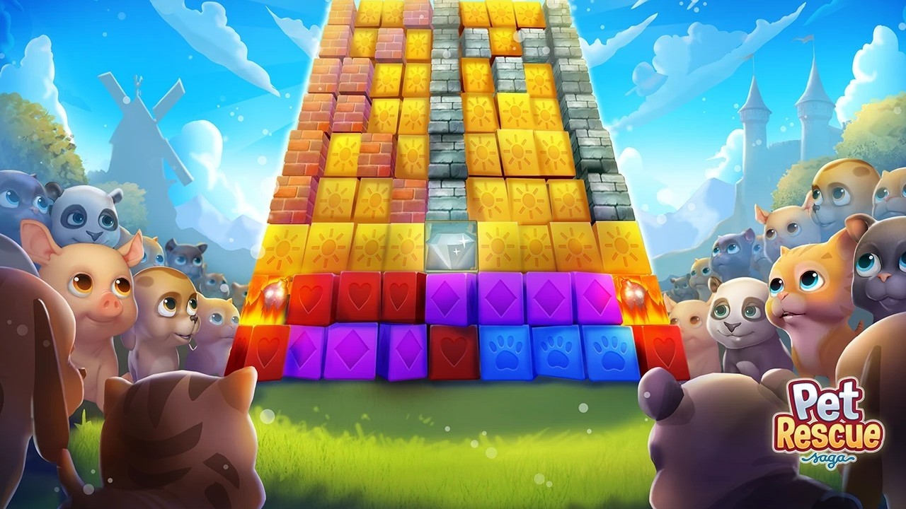 Pet Rescue Saga Gameplay